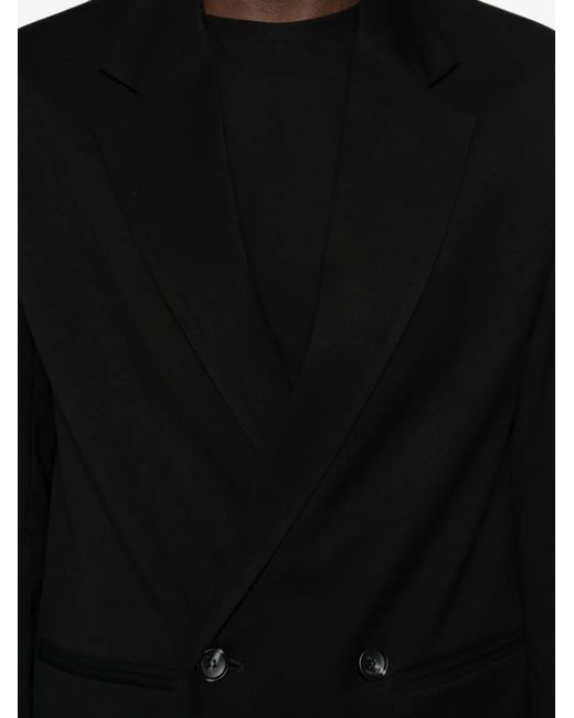 Imperial Black Double-Breasted Jacket for men
