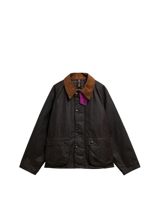 Barbour Black X Paul Smith Corduroy-Collar Jacket for men