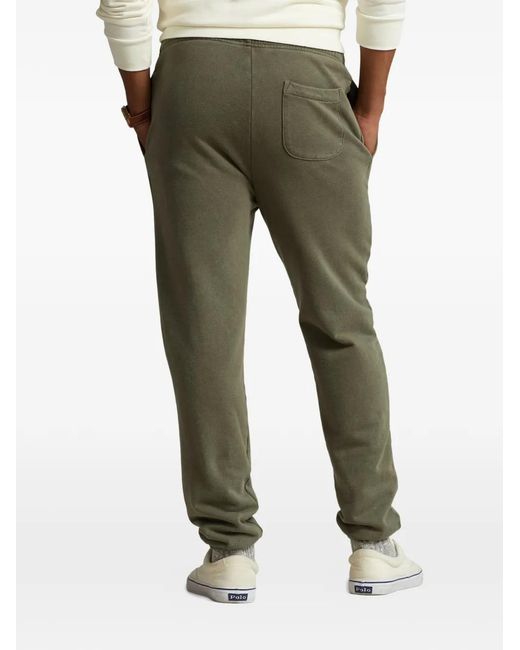 Polo Ralph Lauren メンズ グリーン ドローストリング トラックパンツ 