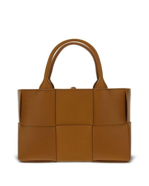 Bottega Veneta Brown Arco Leather Tote Bag