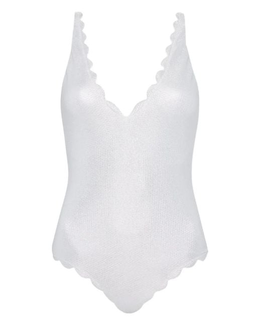 Marysia Swim White North Maillot Swimsuit