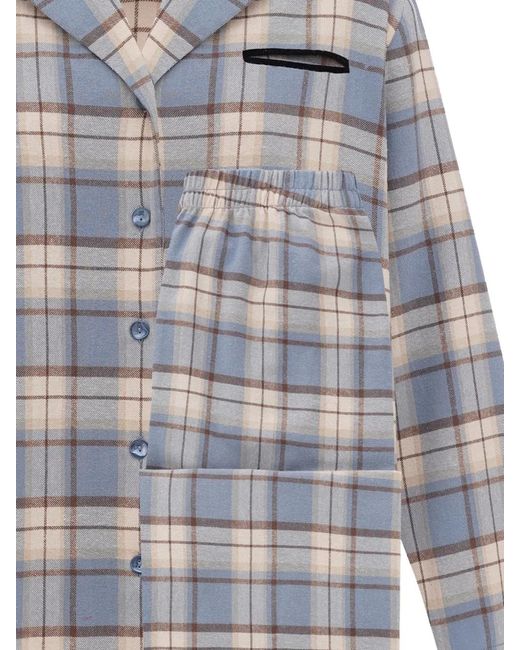 Sleeper Blue Checked Pajama