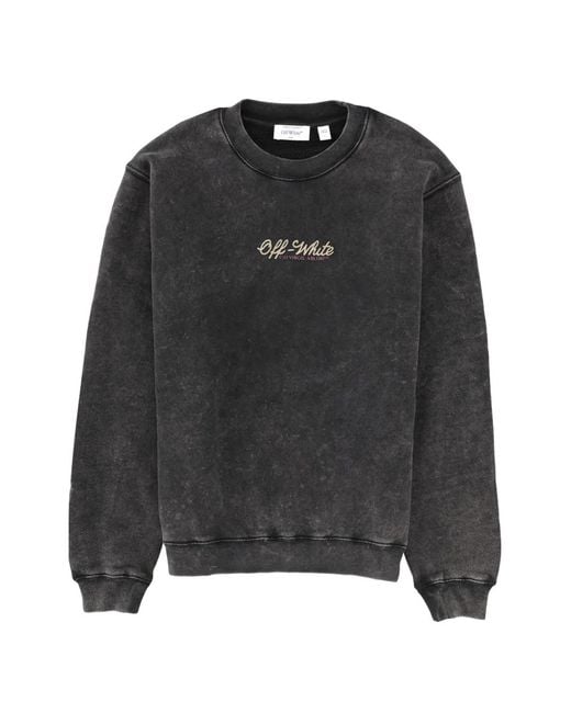 Off-White c/o Virgil Abloh Black Royal Jwls Graphic Sweatshirt