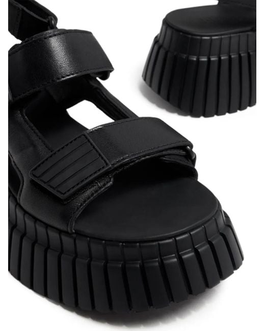 Camper Black Bcn Platform Sandals