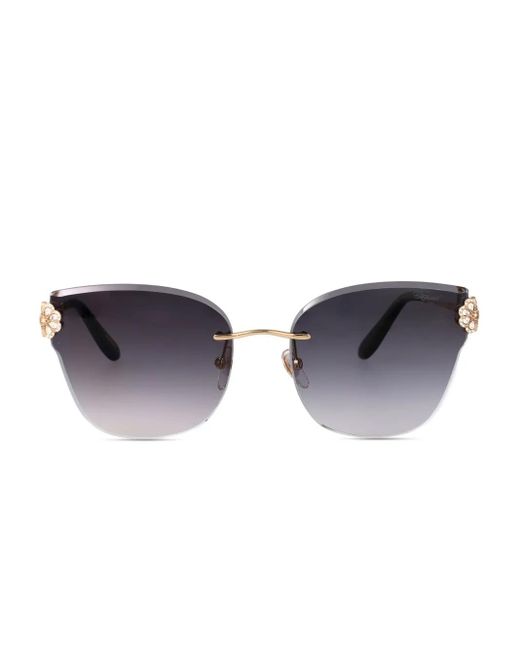 Chopard Blue Verzierte Cat-Eye-Sonnenbrille