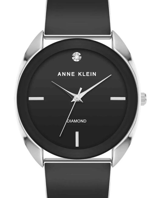 Anne Klein Black 34Mm Bangle Watch