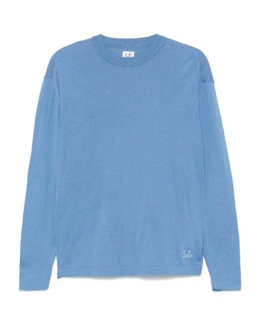 Camiseta de punto fino C P Company de hombre de color Blue