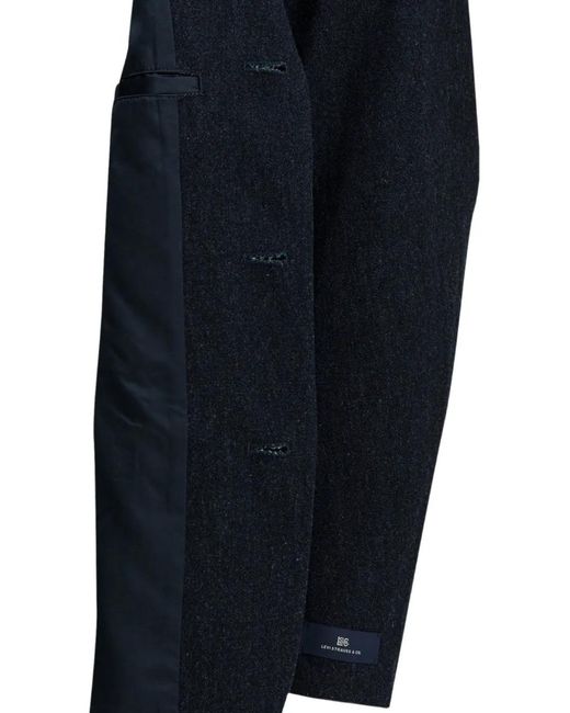 Levi's Blue Unstructured Single-Breasted Blazer for men