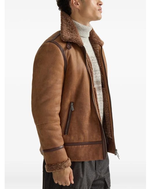 Brunello Cucinelli Brown Jacket for men