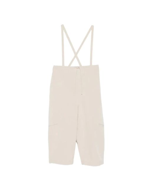 Giorgio Armani White Tie-Waist Jumpsuit