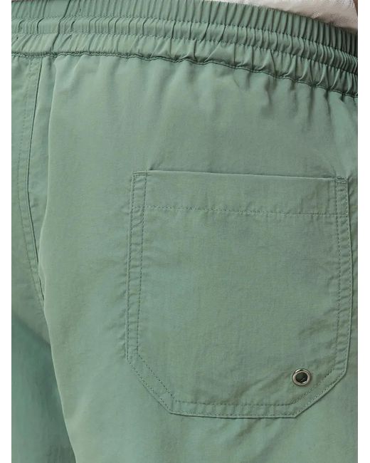 AllSaints Green Underground Swim-Shorts for men