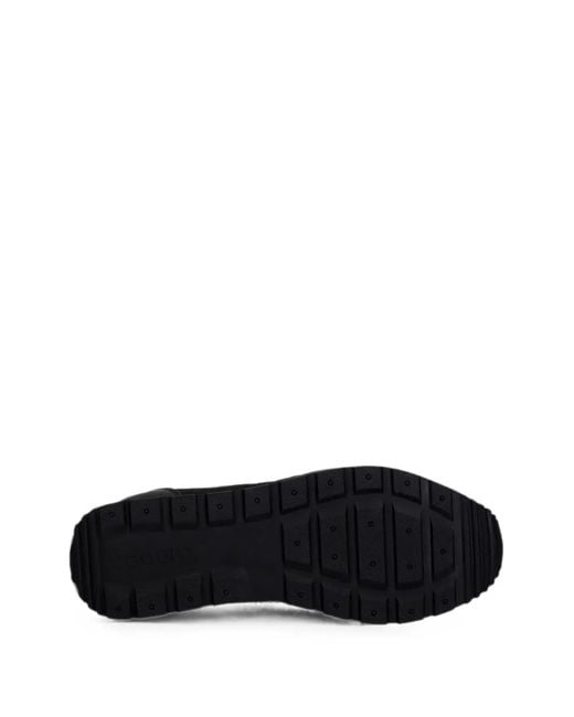 Blauer Black Falcon 01 Logo-Print Panelled Sneakers for men