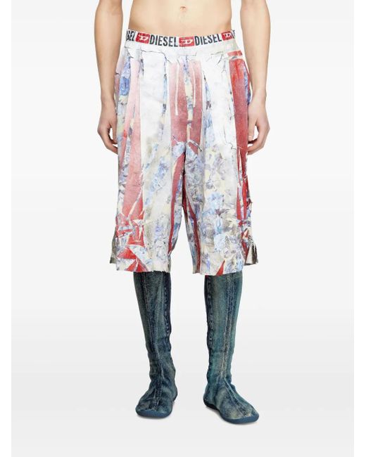 DIESEL Blue P-Helge Shorts