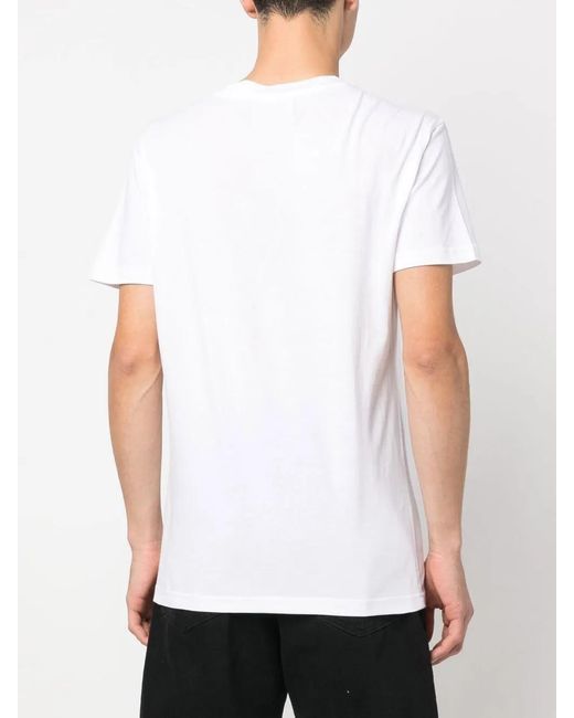 Viktor & Rolf White Logo-Print Cotton-Blend T-Shirt for men