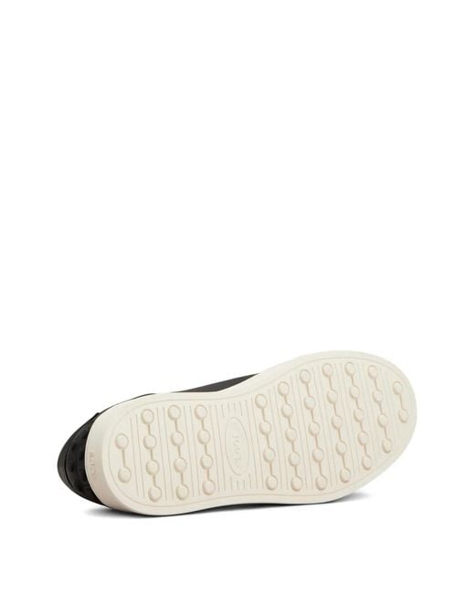 Tod's Black Leather Sneakers for men