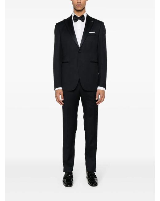 Tagliatore Blue Wool Single-Breasted Suit for men