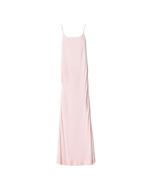Jacquemus Pink Nodo Midi Dress