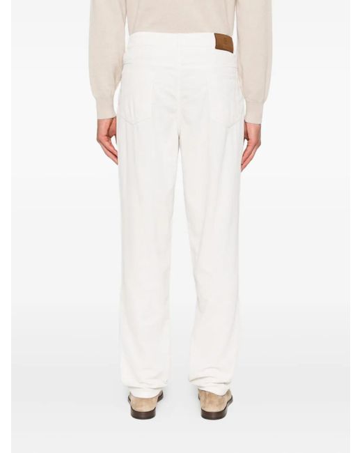 メンズ Brunello Cucinelli コーデュロイ パンツ White
