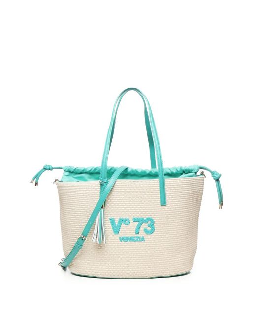 Borsa Tote Inge di V73 in Blue