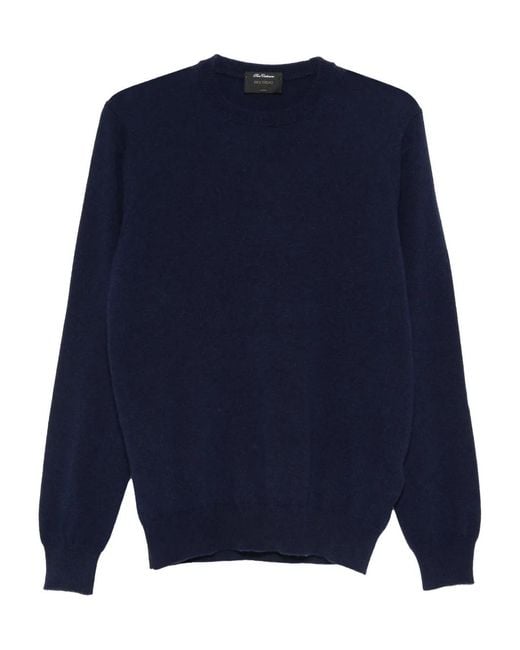 Dell'Oglio Blue Crew Neck Sweater for men