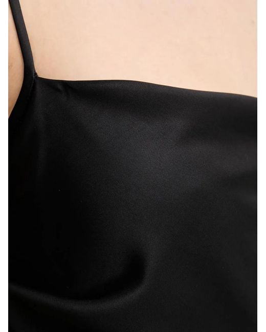 Nanushka Black Cowl-Neck Mini Dress