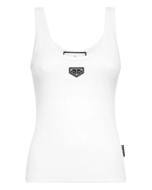 Philipp Plein リブ タンクトップ White