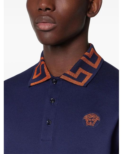 Polo di Versace in Blue da Uomo