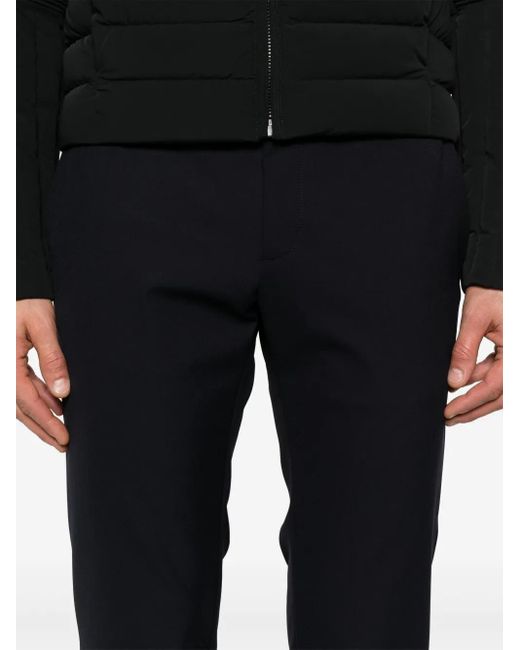 Incotex Blue Pressed-Crease Trousers for men