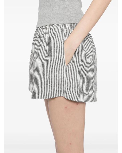 Reformation Gray Mila Shorts