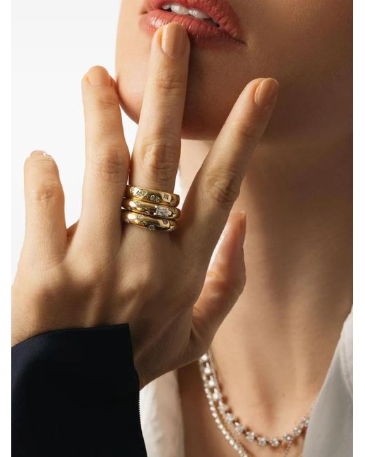 Kwiat Metallic 18K Cobblestone Ashoka Diamond Ring