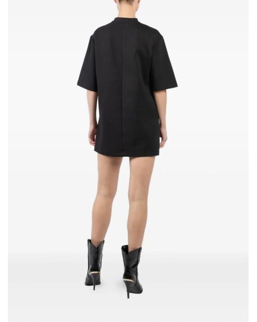 Wardrobe NYC Black T-Shirt Mini Dress