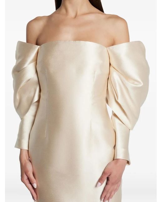 Solace London White Off-Shoulder Dress
