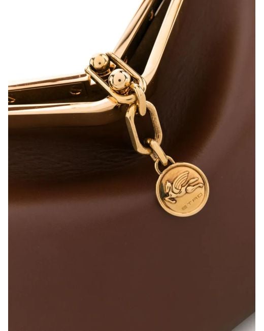 Etro Brown Vela Medium Shoulder Bag