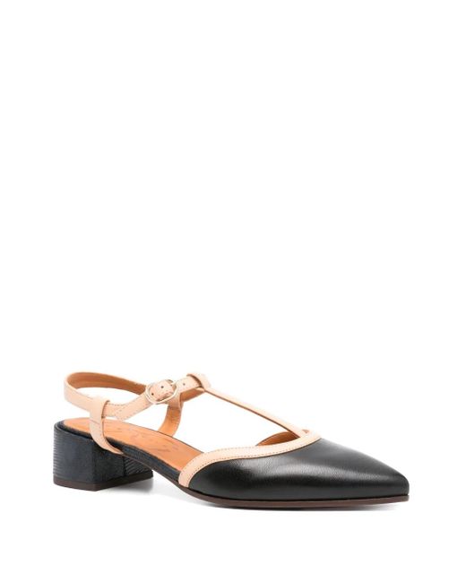 Chie Mihara Black 40Mm Leather Pumps
