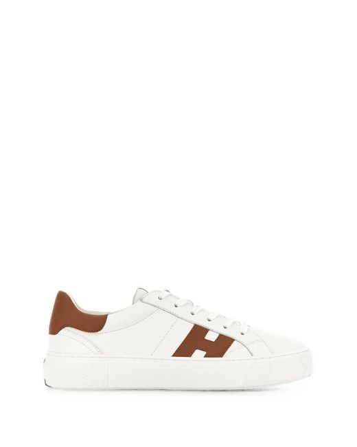 Hogan White Crosswind Sneakers for men