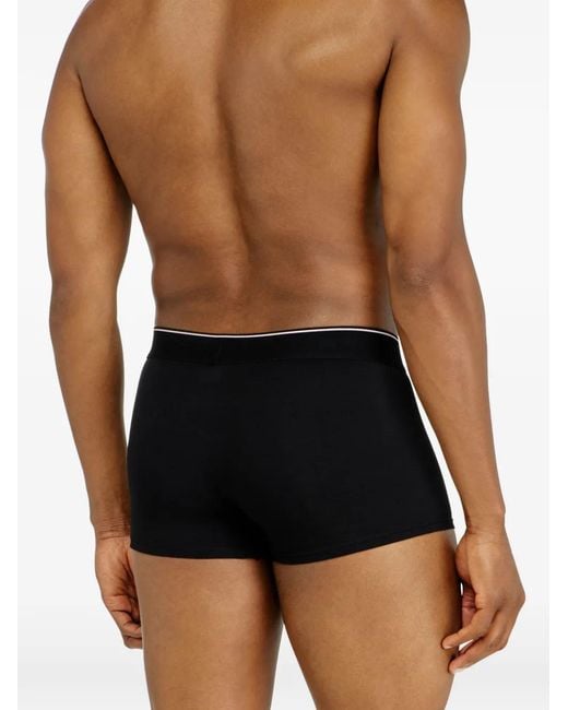 DIESEL Black Logo-Waistband Boxer (Set Of Three) for men