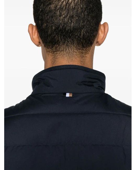 Boss Blue Logo Water-Repllent Gilet for men