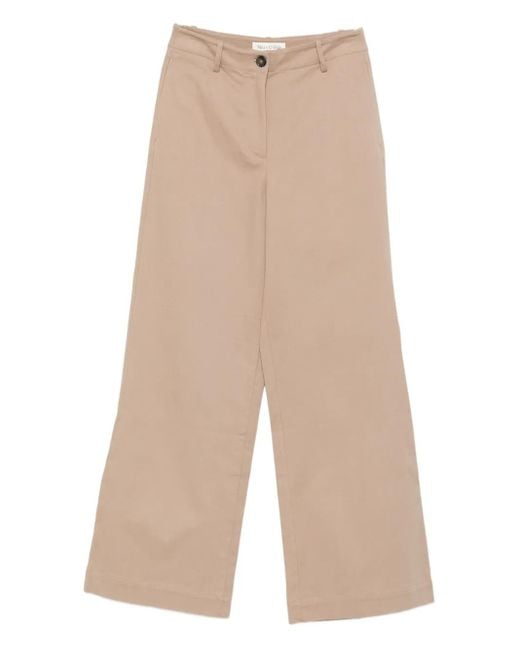 Marc O' Polo Broek Met Riemlussen in het Natural