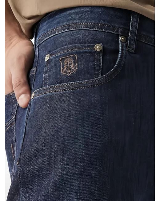 Corneliani Blue Pocket Jeans for men