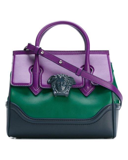 Versace Green Palazzo Empire Shoulder Bag