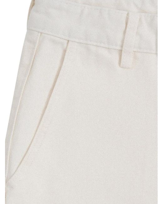 Gosha Rubchinskiy White Utility Pocket Straight-Leg Jeans