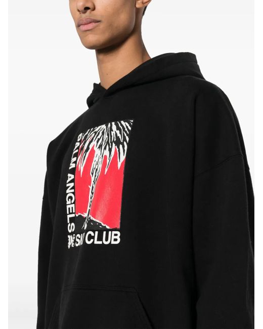 Palm Angels Black Sweaters for men
