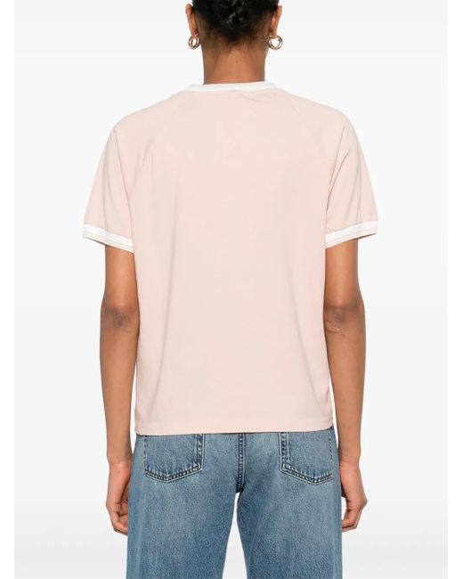 Autry Pink Logo-Print T-Shirt