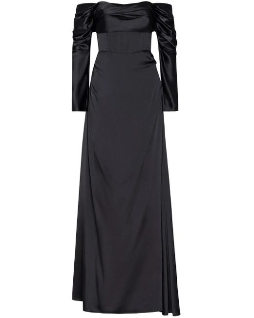 Rachel Gilbert Black Lucien Abendkleid
