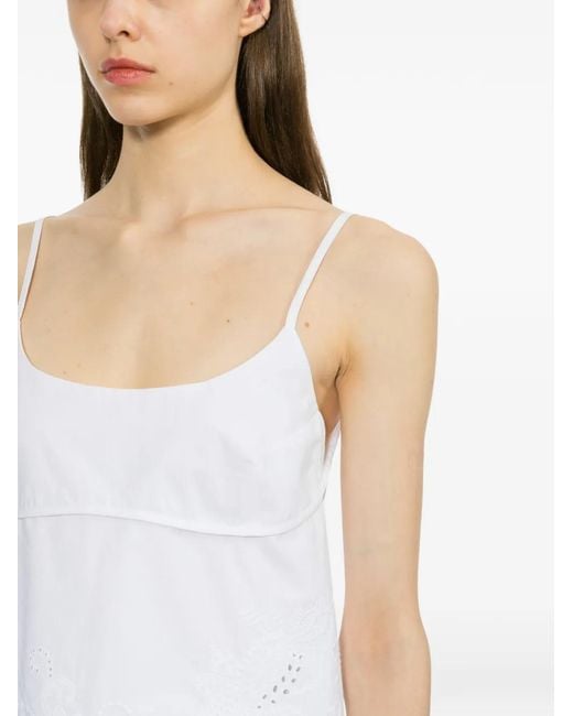 Rag & Bone White Sleeveless Tank Top