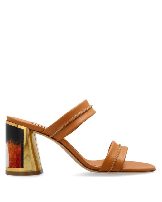 Casadei Brown 80Mm Cleo Sandals