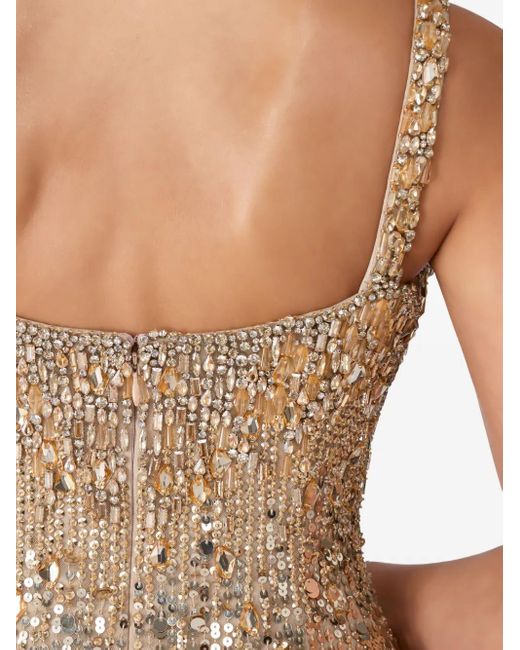 Jenny Packham Natural Mirabeau Maxi Dress