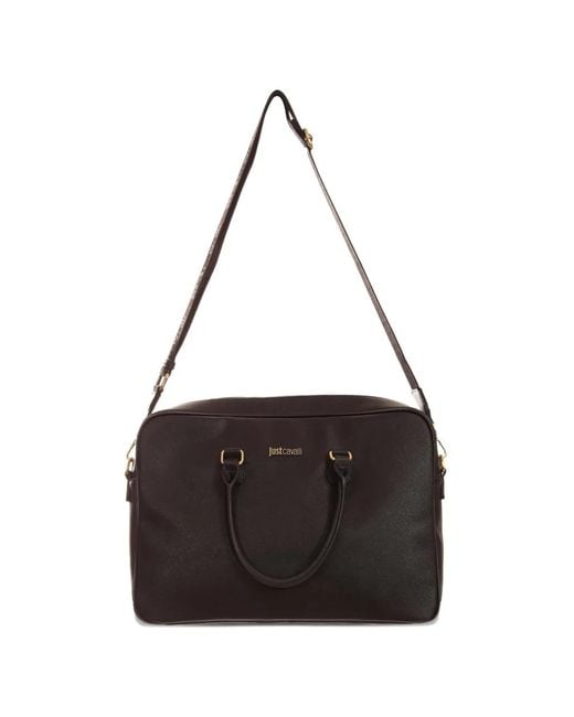 Just Cavalli Black Top-Handle Bag for men
