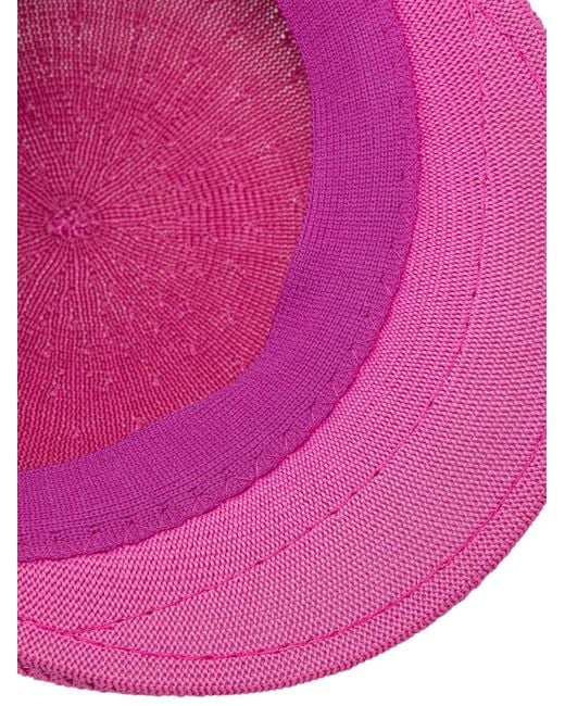 Kangol Pink Tropic 504 Logo-Embroidered Mesh Flat Cap