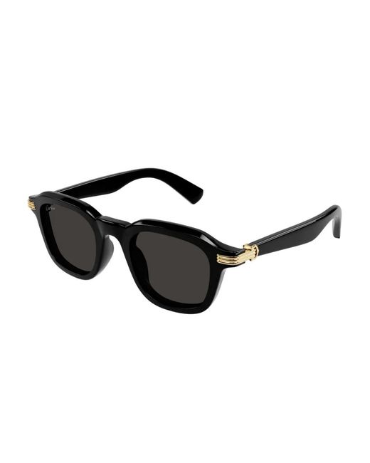 Cartier Black Square-Frame Sunglasses